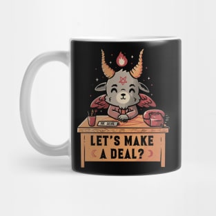 Let’s Make a Deal Funny Cute Evil Baphomet Mug